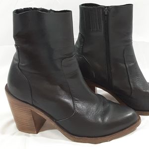 JEFFERY CAMPBELL Elevated Leather Booties